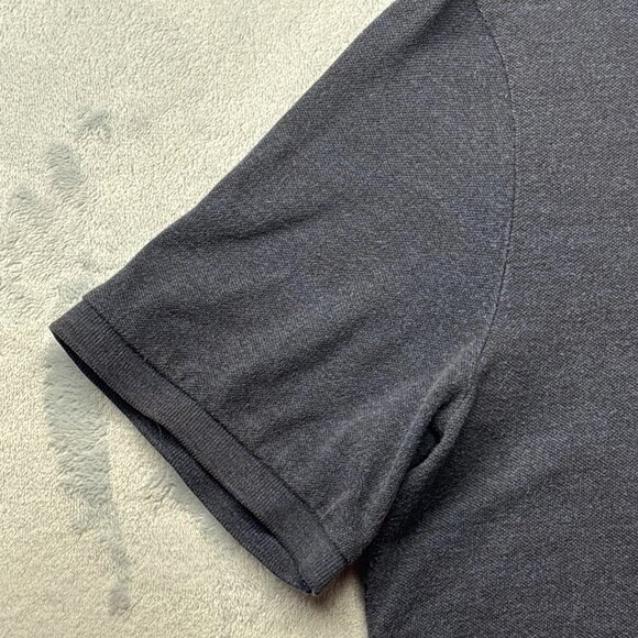 Polo Ralph Lauren Men's Size Large Polo Shirt Classic Fit Navy Blue w/ Logo - Picture 5 of 10